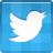Social pixel style Twitter icon
