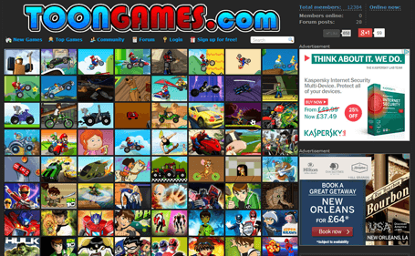 ToonGames flash cartoon games thumbnail